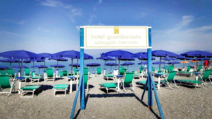 Spiaggia riservata ospiti hotel 
