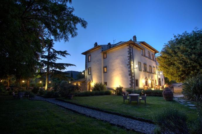 Ambienti di classe in Villa a Cortona