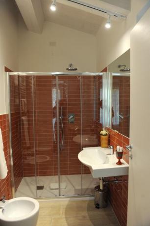 Bagno privato con doccia B&B ad Assisi-Umbria