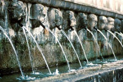 Visit the Famous Fountain of the 99 Spouts
