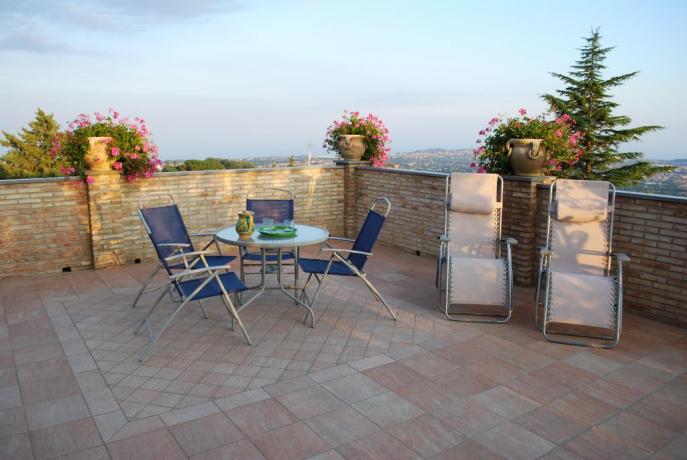 Terrazza panoramica sull'Etna in residence  