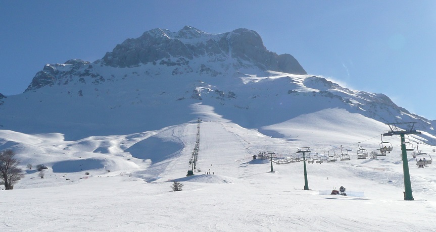 Piste sciistiche del Corno Grande
