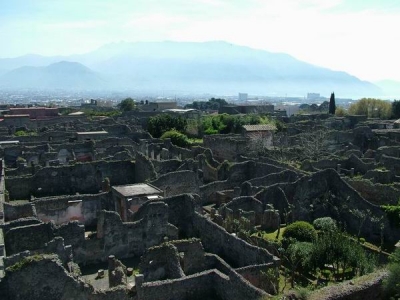 The ruins of Pompei