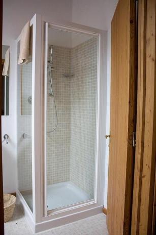 Bagno con doccia agriturismo vicino Pinzolo
