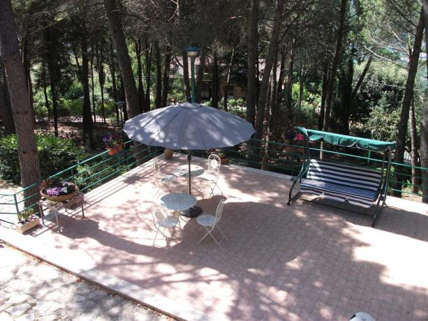 Relax in giardino B&B vicino Perugia Stadio