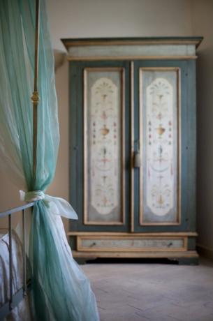 Suite Sora Acqua letto a baldacchino