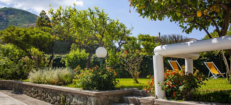 Giardino sensoriale con erbe aromatiche