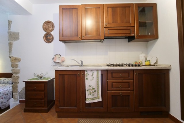 Cucina appartamento vacanze Margherite, Fontecchio