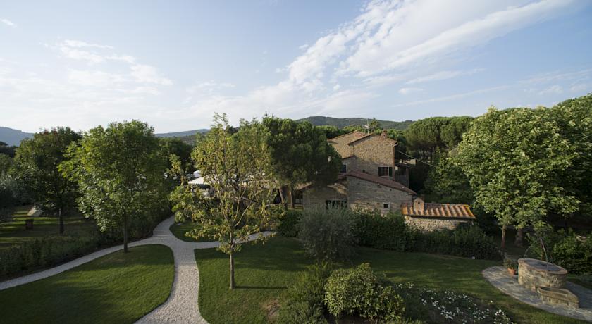 Residenza in campagna con vista Cortona 