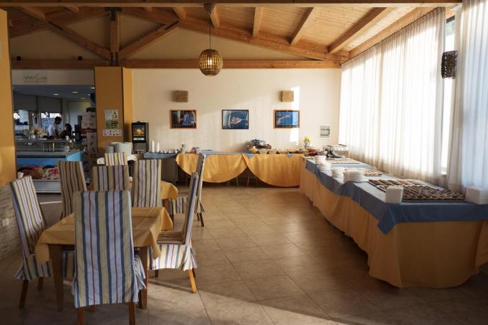 Ristorante a buffet celiaci hotel a Capo-Piccolo  