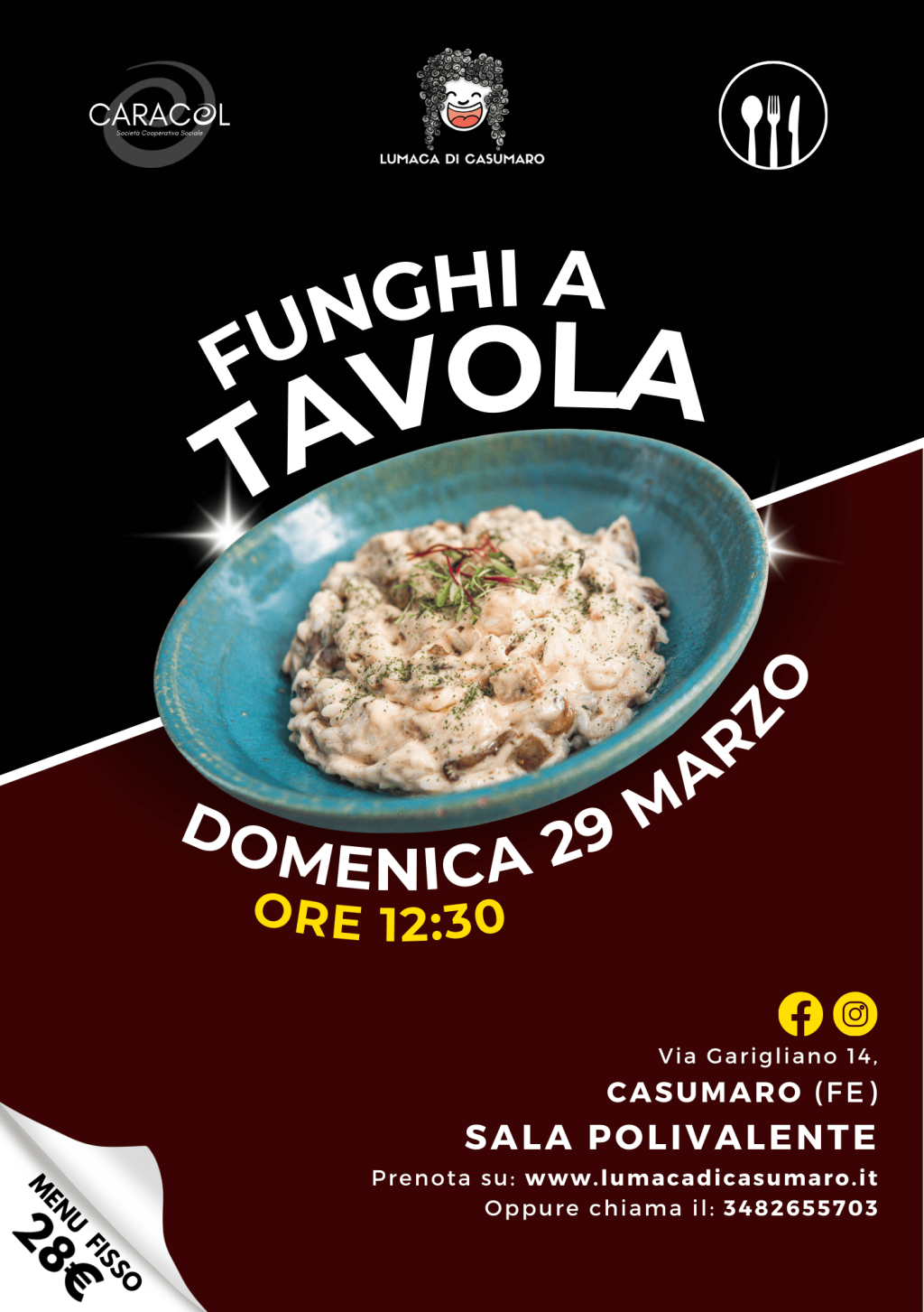 I FUNGHI A TAVOLA
