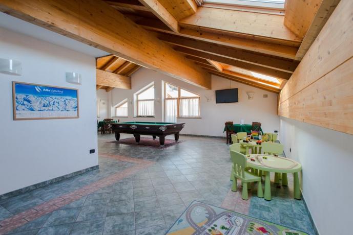 Hotel  vicino Bormio con spazi per bambini 