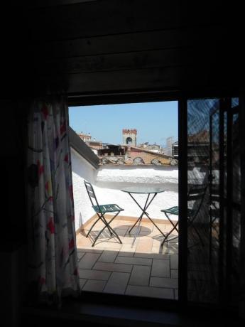 Terrazza camera del B&B al Lago Trasimeno