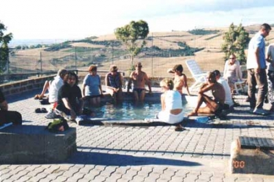 The termal bath of Taurine, near Civitavecchia