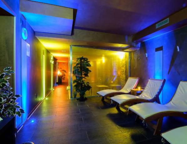 Centro benessere con sauna, massaggi