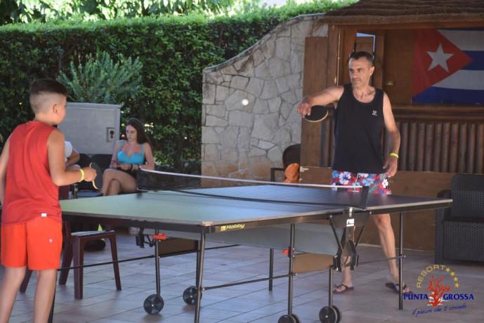 Area giochi ping pong resort 4 stelle Porto-cesareo