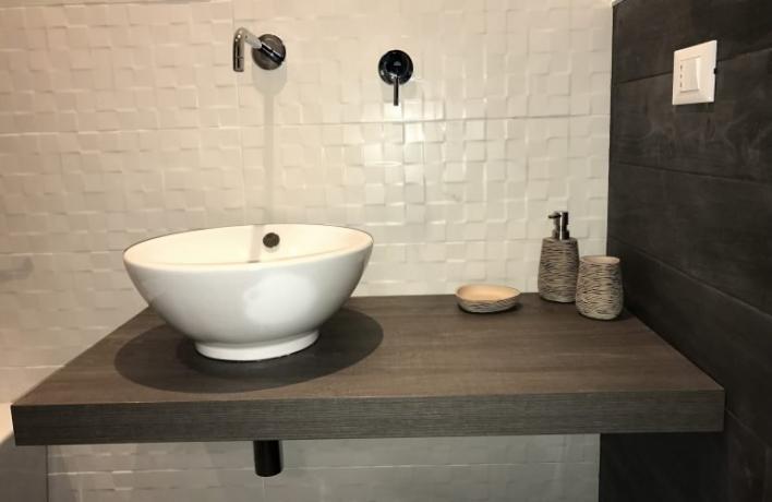 Bagno privato appartamento vacanze vicino mare San-Vito-lo-Capo