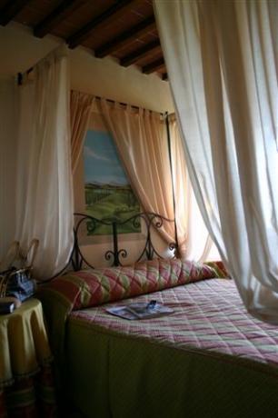 Camera romantica con letto a baldacchino