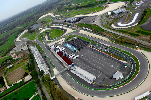 Veduta dall'alto Autodromo Vallelunga 