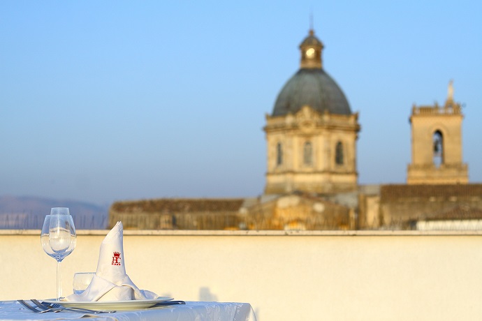 Terrazza panoramica ideale per aperitivi 