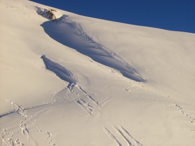 Snow in the Terminillo-mountains