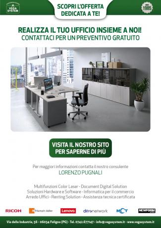 Realizza il tuo Ufficio insieme a noi Vegasystem