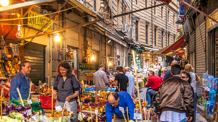 Mercato della Vucciria a Palermo 