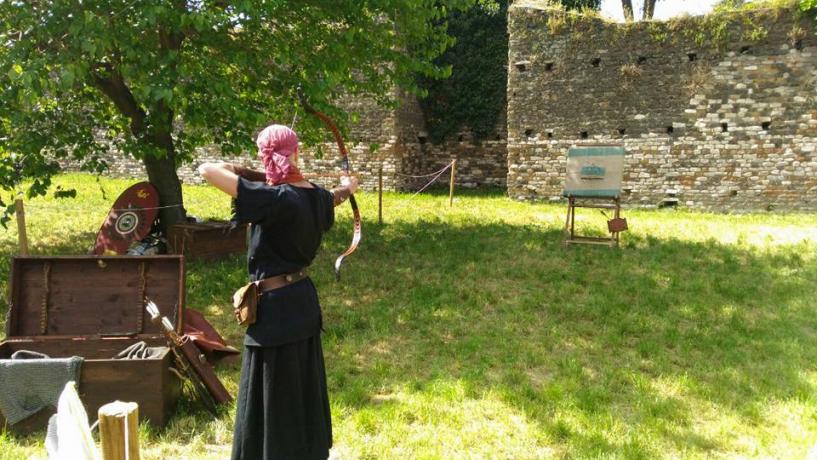 Esibizione Tiro con L'arco Scuola Gladiatori Tivoli 