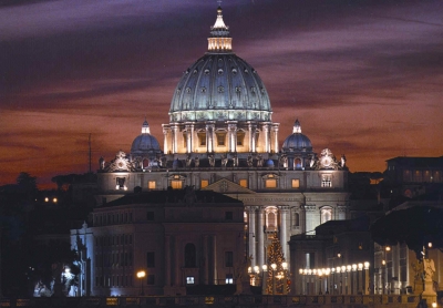 San Pietro by night