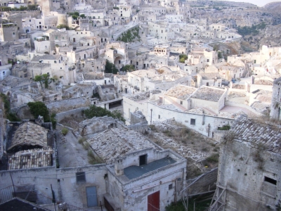 The town Sasso Barisano (Matera)