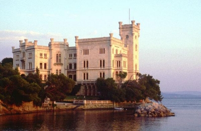 The Castel of Miramare in Trieste