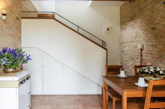 zona soggiorno suite in agriturismo a Jesi