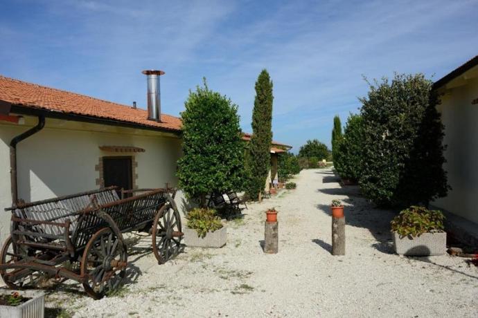 Zona esterna con Panchine per rilassarsi  