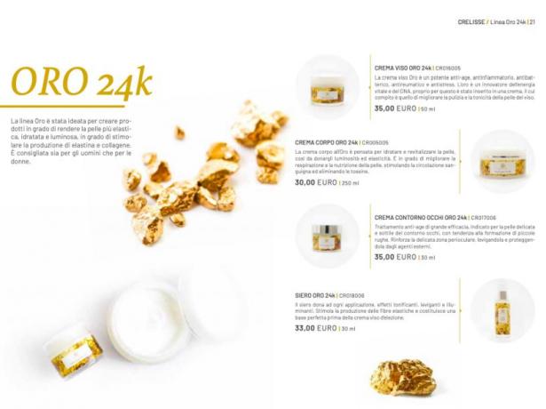 Imperya Catalogo: Crema Oro 24 K