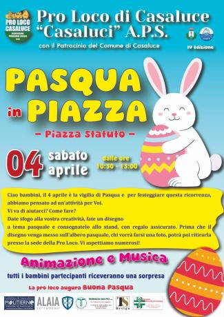 PASQUA IN PIAZZA – Vigilia animata per la gioia dei bambini