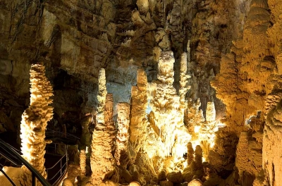 The way through the Frasassi-caves