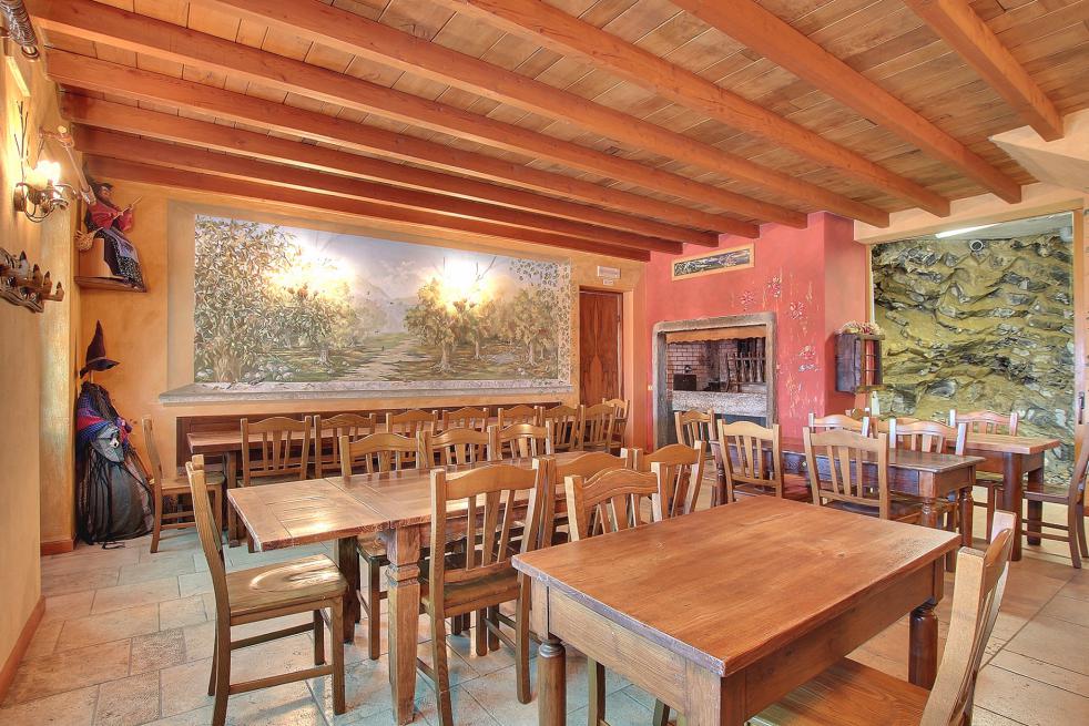 Sala ristorante Agriturismo sul Lago di Como 