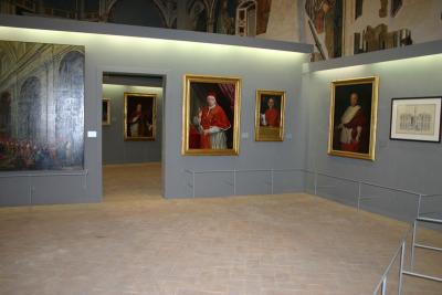 allestimento Mostra di Quadri del Piermarini.