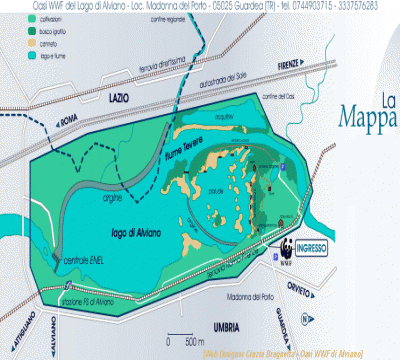 La mappa dell'oasi