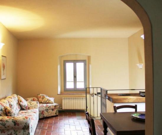 Ampio soggiorno in appartamento ad Arezzo