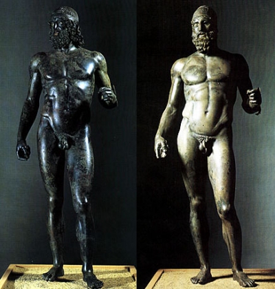 bronsi di riace a reggio calabria