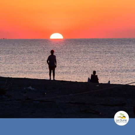 Tramonto al Villaggio Le Dune Beach Mortelle