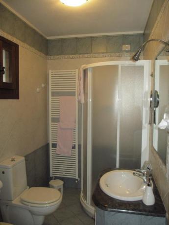 Bagno privato in camera hotel Udine