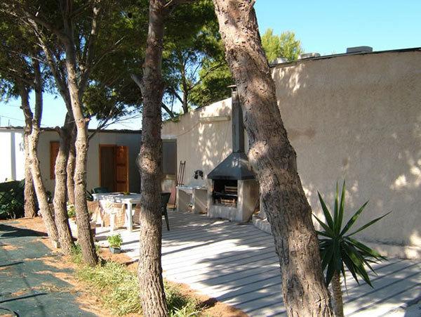 Barbecue nel giardino