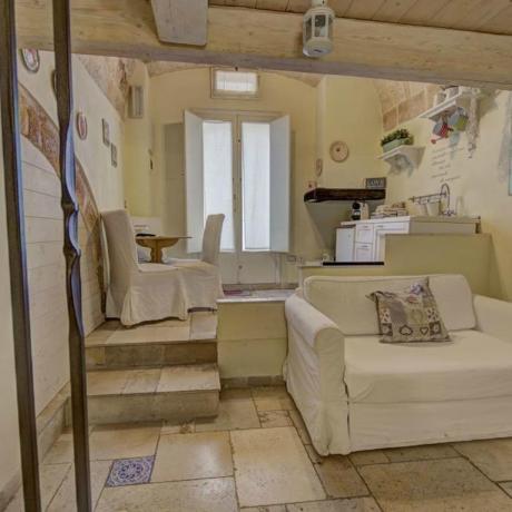 Appartamenti con ampi saloni a Polignano in B&B
