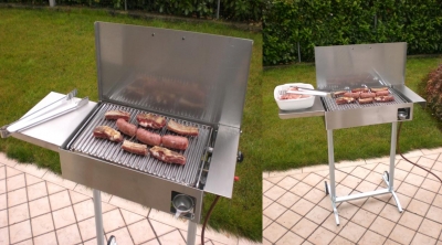 Barbecue a gas in acciaio inox