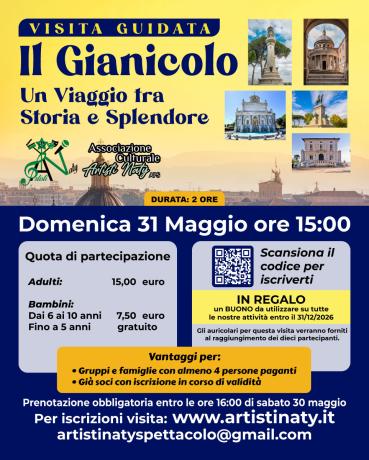 Il Gianicolo – Un Viaggio tra Storia e Splendore - Visita guidata