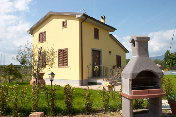 Casa vacanze con area barbecue a Cortona 