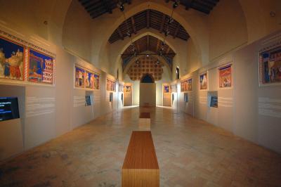 Mostra giotto ad Assisi - Particolare allestimento