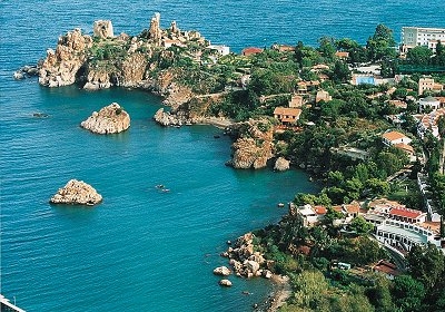 Village in Cefalù by the sea